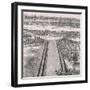 Panoramic View of London, 1720-Johannes Kip-Framed Giclee Print