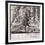 Panoramic View of London, 1720-Johannes Kip-Framed Giclee Print