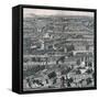 Panoramic View of London, 1720-Johannes Kip-Framed Stretched Canvas