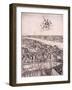 Panoramic View of London, C1670-Wenceslaus Hollar-Framed Giclee Print