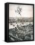 Panoramic View of London, C1670-Wenceslaus Hollar-Framed Stretched Canvas