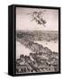 Panoramic View of London, C1670-Wenceslaus Hollar-Framed Stretched Canvas