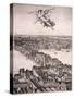 Panoramic View of London, C1670-Wenceslaus Hollar-Stretched Canvas