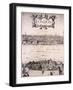 Panoramic View of London, C1670-Wenceslaus Hollar-Framed Giclee Print