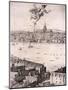 Panoramic View of London, C1670-Wenceslaus Hollar-Mounted Giclee Print