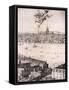 Panoramic View of London, C1670-Wenceslaus Hollar-Framed Stretched Canvas