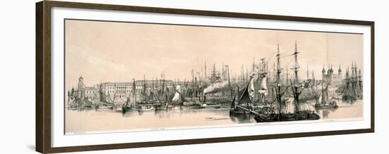 Panoramic View of London, C1851-null-Framed Premium Giclee Print