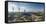 Panoramic View of London from the 12th Floor at Staybridge Suites London-Stratford City-Mark Chivers-Framed Stretched Canvas