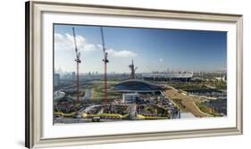 Panoramic View of London from the 12th Floor at Staybridge Suites London-Stratford City-Mark Chivers-Framed Photographic Print