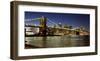 Panoramic view of Lower Manhattan at dusk, NYC-Michel Setboun-Framed Giclee Print