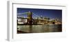 Panoramic view of Lower Manhattan at dusk, NYC-Michel Setboun-Framed Giclee Print