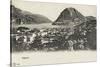 Panoramic View of Lugano, Switzerland-null-Stretched Canvas