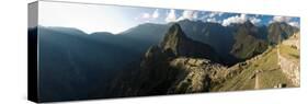 Panoramic View of Machu Picchu, Sacred Valley, Peru-Michele Falzone-Stretched Canvas