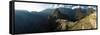 Panoramic View of Machu Picchu, Sacred Valley, Peru-Michele Falzone-Framed Stretched Canvas