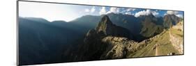 Panoramic View of Machu Picchu, Sacred Valley, Peru-Michele Falzone-Mounted Photographic Print