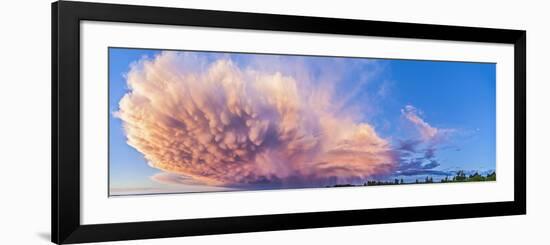 Panoramic View of Mammatocumulus Clouds, Alberta, Canada-null-Framed Photographic Print