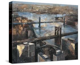 Panoramic View of Manhattan-Marti Bofarull-Stretched Canvas