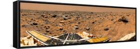 Panoramic View of Mars-Stocktrek Images-Framed Stretched Canvas