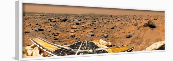 Panoramic View of Mars-Stocktrek Images-Framed Photographic Print