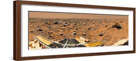 Panoramic View of Mars-Stocktrek Images-Framed Photographic Print