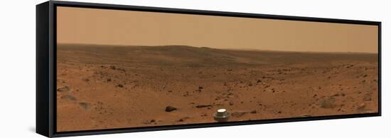 Panoramic View of Mars-Stocktrek Images-Framed Stretched Canvas