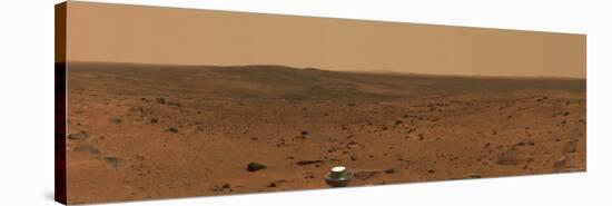 Panoramic View of Mars-Stocktrek Images-Stretched Canvas