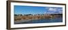 Panoramic View of Mendocino Town and Pacific Ocean in Northern California-null-Framed Photographic Print