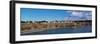 Panoramic View of Mendocino Town and Pacific Ocean in Northern California-null-Framed Photographic Print