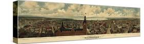 Panoramic View of Milwaukee, Wisconsin, 1898-Gugler Litho^-Stretched Canvas