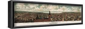 Panoramic View of Milwaukee, Wisconsin, 1898-Gugler Litho^-Framed Art Print