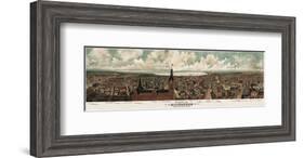 Panoramic View of Milwaukee, Wisconsin, 1898-Gugler Litho^-Framed Art Print