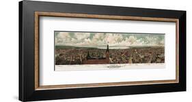 Panoramic View of Milwaukee, Wisconsin, 1898-Gugler Litho^-Framed Art Print