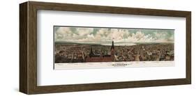 Panoramic View of Milwaukee, Wisconsin, 1898-Gugler Litho^-Framed Art Print