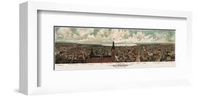 Panoramic View of Milwaukee, Wisconsin, 1898-Gugler Litho^-Framed Art Print