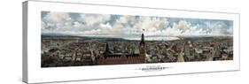 Panoramic View of Milwaukee, Wisconsin, Taken from City Hall Tower-Stocktrek Images-Stretched Canvas