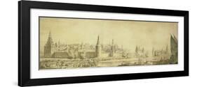 Panoramic View of Moscow Kremlin by the End of the 18th Century, End 1790s-Giacomo Antonio Domenico Quarenghi-Framed Giclee Print