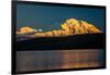 Panoramic view of Mount Denali, previously known as McKinley from Wonder Lake, Denali National P...-null-Framed Photographic Print