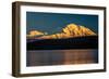 Panoramic view of Mount Denali, previously known as McKinley from Wonder Lake, Denali National P...-null-Framed Photographic Print