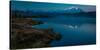 Panoramic view of Mount Denali, previously known as McKinley from Wonder Lake, Denali National P...-null-Stretched Canvas