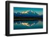 Panoramic view of Mount Denali, previously known as McKinley from Wonder Lake, Denali National P...-null-Framed Photographic Print