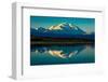 Panoramic view of Mount Denali, previously known as McKinley from Wonder Lake, Denali National P...-null-Framed Photographic Print