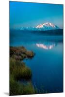 Panoramic view of Mount Denali, previously known as McKinley from Wonder Lake, Denali National P...-null-Mounted Photographic Print