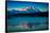 Panoramic view of Mount Denali, previously known as McKinley from Wonder Lake, Denali National P...-null-Framed Stretched Canvas