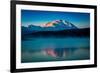 Panoramic view of Mount Denali, previously known as McKinley from Wonder Lake, Denali National P...-null-Framed Photographic Print