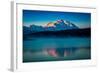 Panoramic view of Mount Denali, previously known as McKinley from Wonder Lake, Denali National P...-null-Framed Photographic Print