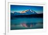 Panoramic view of Mount Denali, previously known as McKinley from Wonder Lake, Denali National P...-null-Framed Photographic Print