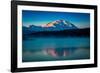 Panoramic view of Mount Denali, previously known as McKinley from Wonder Lake, Denali National P...-null-Framed Photographic Print