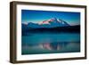 Panoramic view of Mount Denali, previously known as McKinley from Wonder Lake, Denali National P...-null-Framed Photographic Print