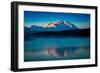 Panoramic view of Mount Denali, previously known as McKinley from Wonder Lake, Denali National P...-null-Framed Photographic Print