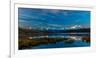 Panoramic view of Mount Denali, previously known as McKinley from Wonder Lake, Denali National P...-null-Framed Photographic Print